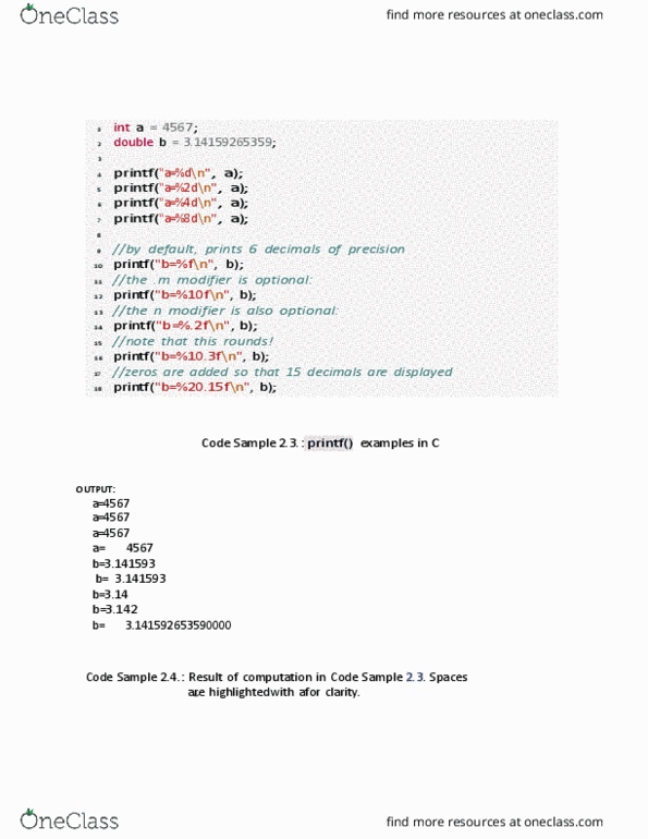 CSCI 551 Lecture 1: Program example of Printf thumbnail