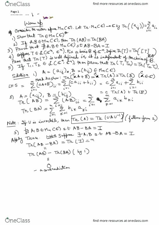 LA Lecture 2: Linear Algebra lecture 2 part_1 thumbnail