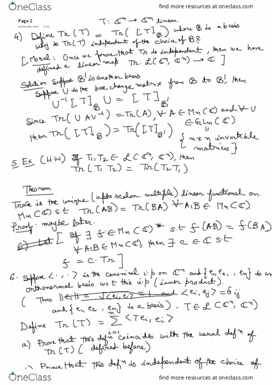 LA Lecture 2: Linear Algebra lecture 2 part_2 thumbnail