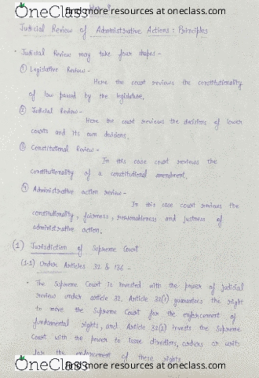 ADMINISTRATIVE LAW-101 Chapter Notes - Chapter chapter number-8: It8 thumbnail