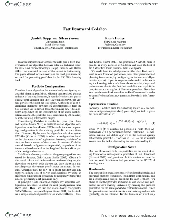 AAS 390 Chapter Notes - Chapter 1: Cedalion, Parallel Algorithm, Performance Metric thumbnail