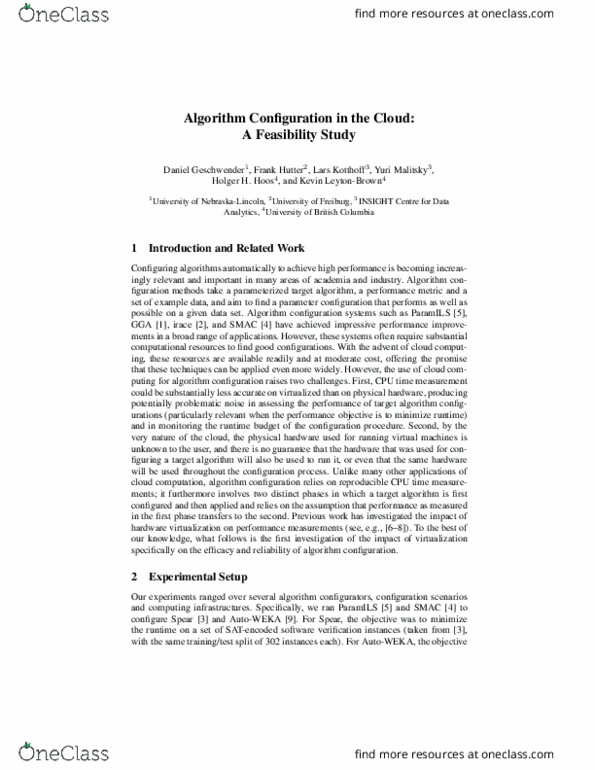 AAS 390 Chapter Notes - Chapter 1: Performance Metric, Amazon Web Services, Computer-Aided Design thumbnail