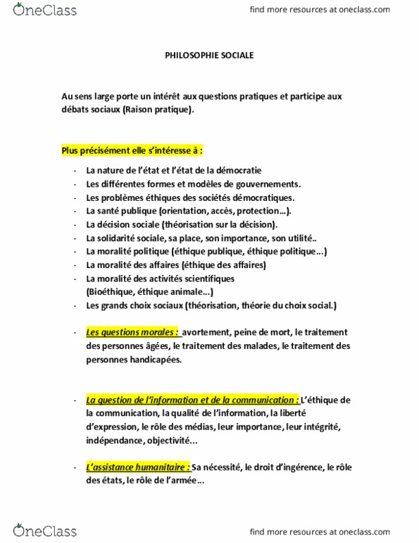 PHI 1502 Lecture Notes - Lecture 2: Le Droit, La Nature thumbnail