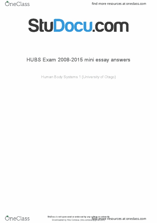 HUBS191 Final: hubs-exam-2008-2015-mini-essay-answers thumbnail