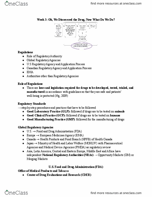 BLG 699 Lecture Notes - Lecture 3: Good Manufacturing Practice, Good Clinical Practice, Good Laboratory Practice thumbnail