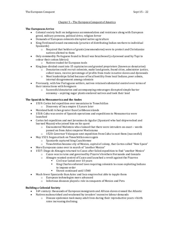 History 2501E Chapter Notes - Chapter 3: Advanced Vector Extensions thumbnail