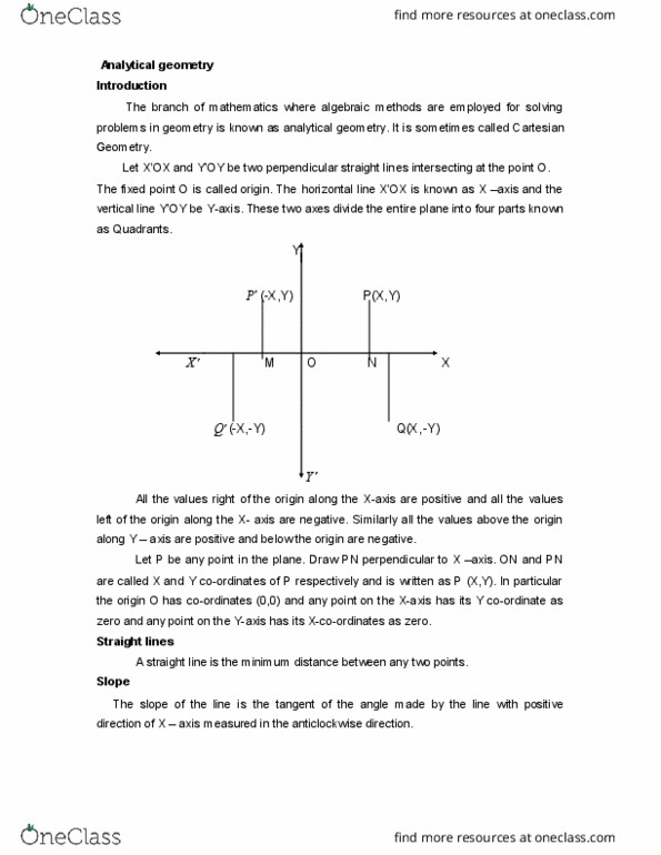 Mathematics lecture notes fall 2022 lecture 1 quadratic equation