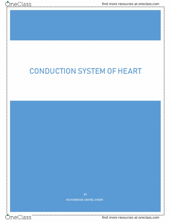 1122 Chapter cardiac system anatomy: Conduction system( human heart, conduction system of heart thumbnail