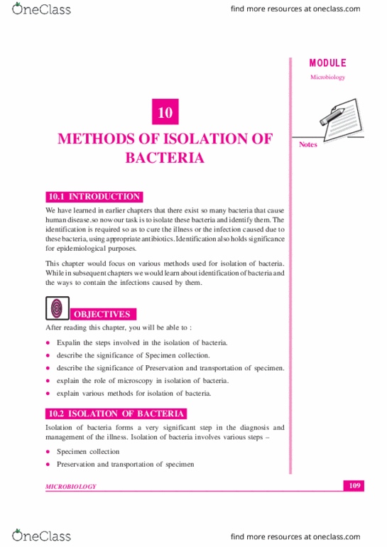 103 Lecture Notes - Lecture 1: Microbiology, Legionella, Fluorescence Microscope thumbnail