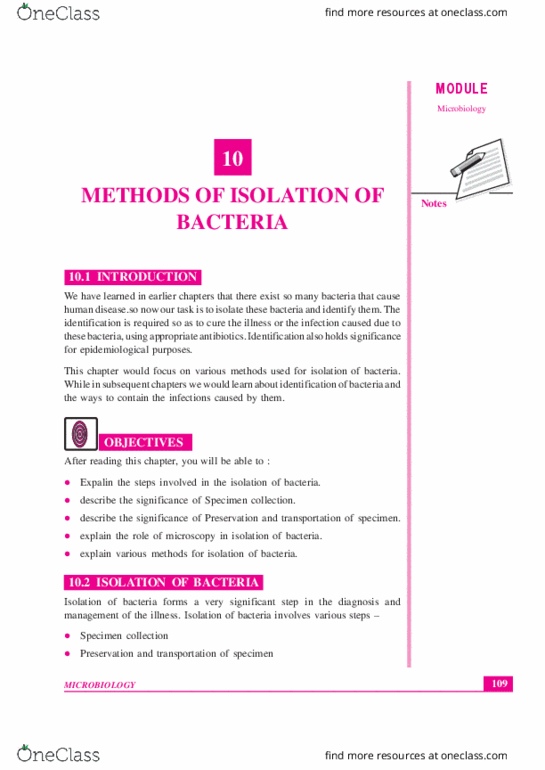 103 Chapter Notes -Microbiology, Stool Test, Medical Microbiology thumbnail