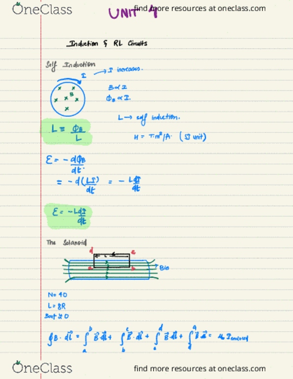 PHYS 212 Lecture Notes - Lecture 18: Energy Density, Inductor thumbnail