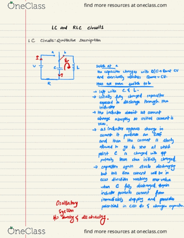 PHYS 212 Lecture Notes - Lecture 19: Inductor, Damping Factor thumbnail