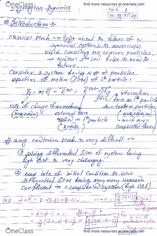 PHYSICS Lecture Notes Winter 2017, Lecture 1 Canadian English, Karl