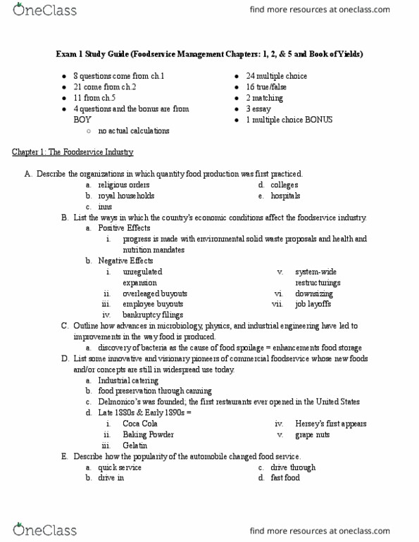 NFS 476 Lecture Notes - Nomenclature Of Territorial Units For Statistics, Foodservice, Industrial Engineering thumbnail