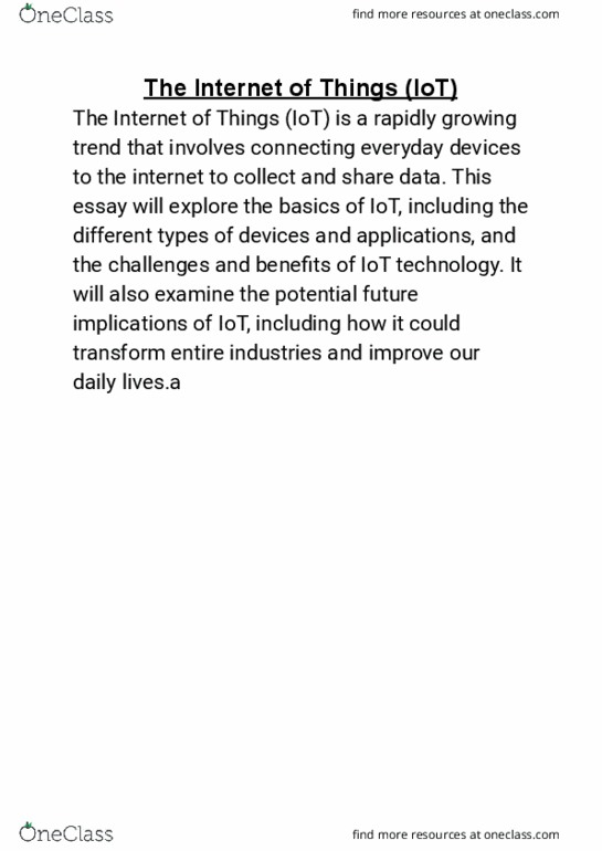 Computer Science CS50 Lecture : The Internet of Things (IoT) thumbnail