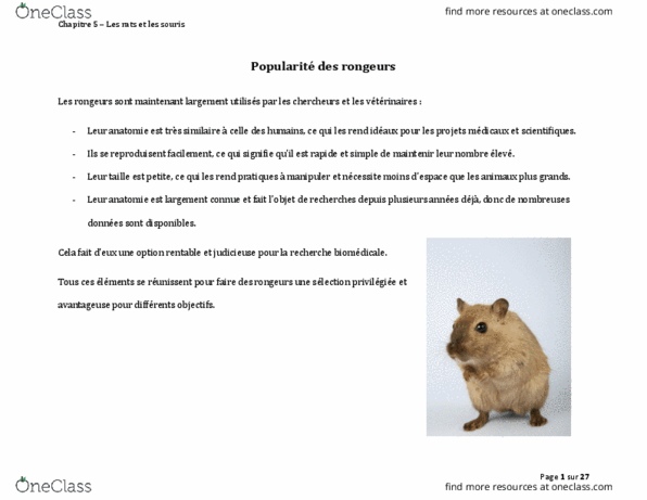 BIO 1150 Lecture Notes - Lecture 5: Bulgarian Lev, Johnny Hallyday, Rat thumbnail