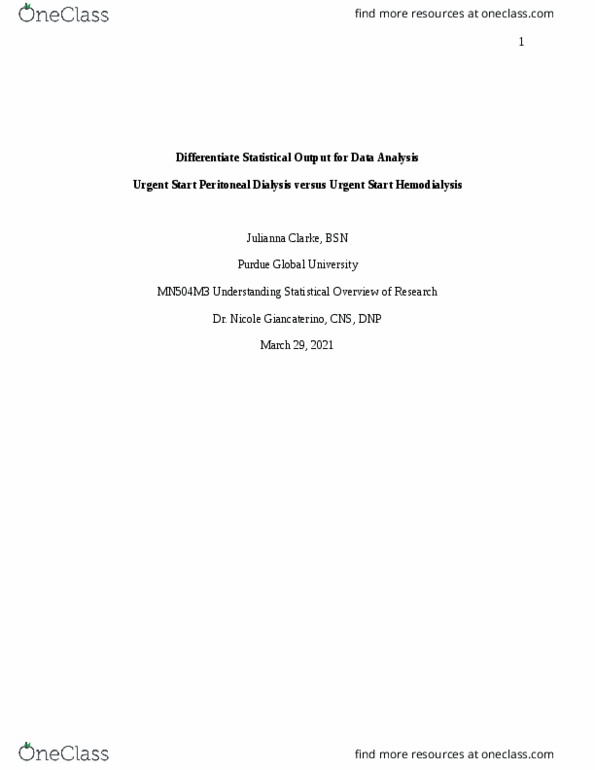 AA 140 Study Guide Spring 2023, quiz Peritoneal Dialysis