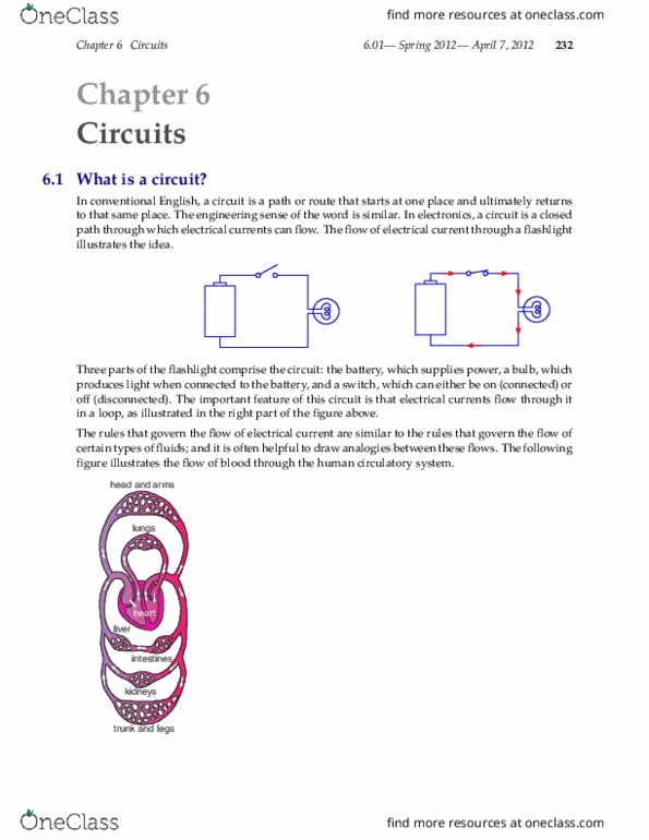 6.01 Lecture Notes - Lecture 22: Electrical Network, Linear Combination, Kirchhoff'S Circuit Laws thumbnail