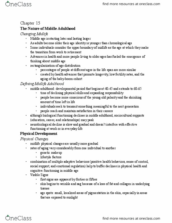 PSYC 3402 Chapter 15: Life-Span Development thumbnail