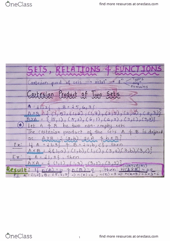 Lecture : maths_SETSRELATIONFUNCTION_CartesianProduct_(College+Jee)_notes thumbnail