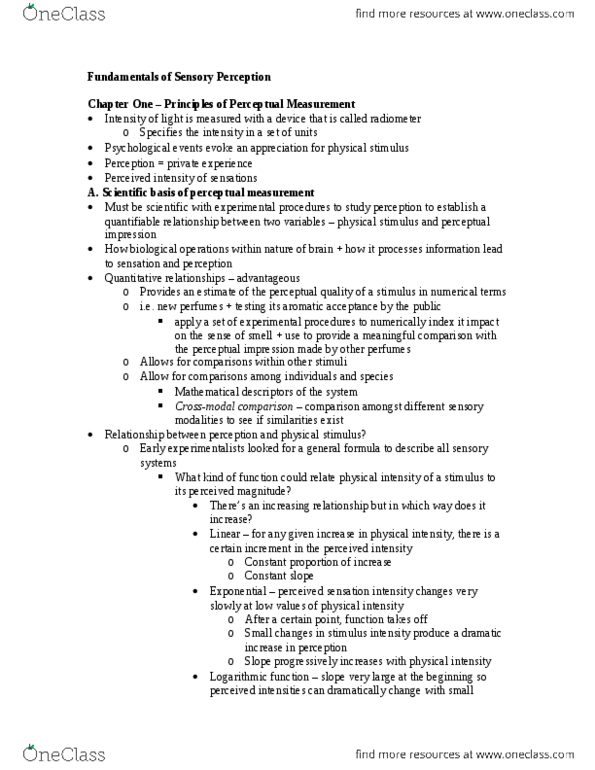 PSYC 212 Chapter Notes - Chapter 1: Empirical Process, Crossmodal, Louis Leon Thurstone thumbnail