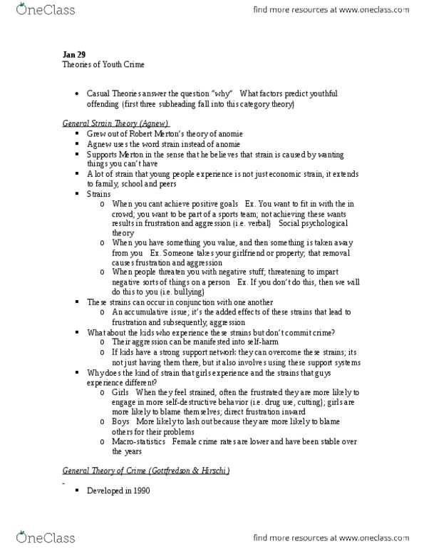 SOC 3710 Lecture Notes - Parenting, Parenting Styles, Cif thumbnail