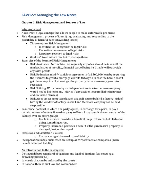 LAW 122 Chapter Notes - Chapter 1: World Socialist Web Site thumbnail