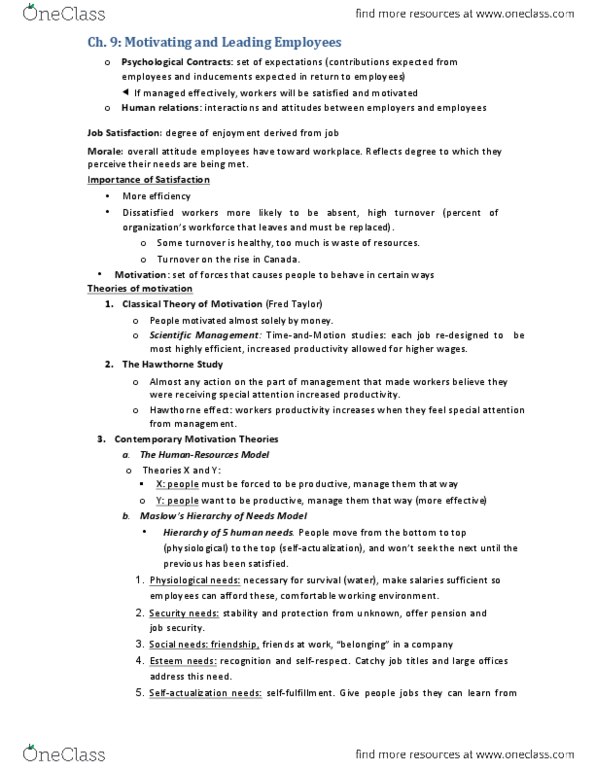 ANTA01H3 Chapter Notes -Human Resource Management, Learning Organization, Exchange Rate thumbnail