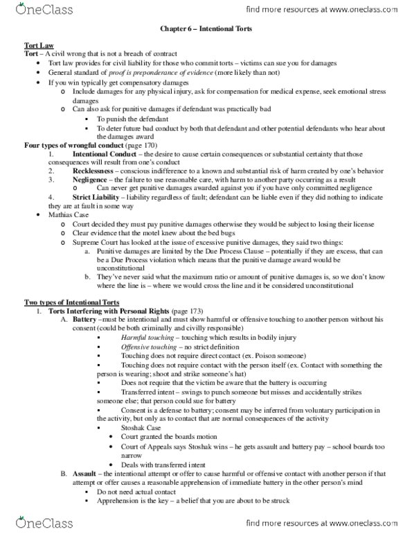 BMGT 380 Chapter 6: BMGT380 Chapter 6 Notes thumbnail