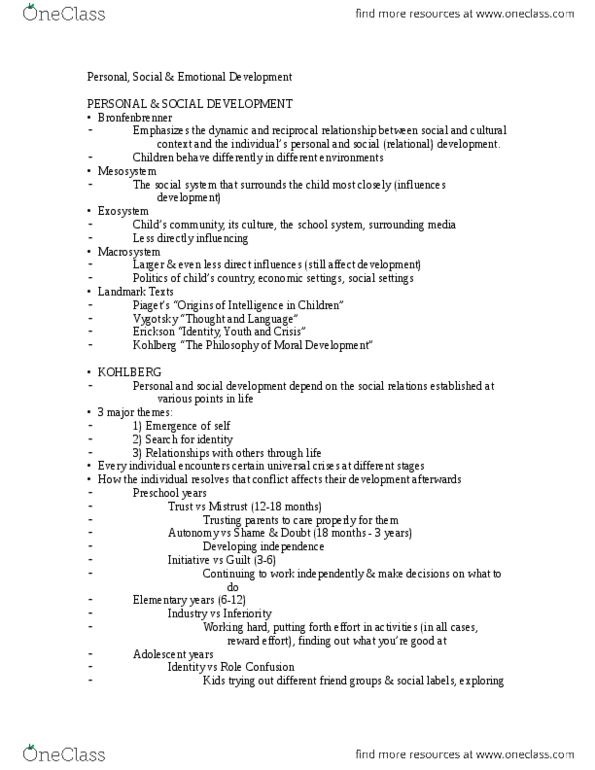 TAL 103 Lecture Notes - Reference Group, Personalized Learning, Paleontology thumbnail