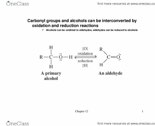 CHEM 2OB3 Lecture Notes - Lecture 2: Ketone, Lead, Dichloromethane thumbnail