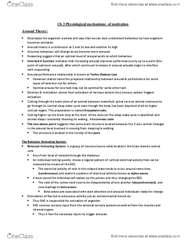 PSYC 2230 Chapter Notes -Alpha Wave, Non-Rapid Eye Movement Sleep, Slow-Wave Sleep thumbnail