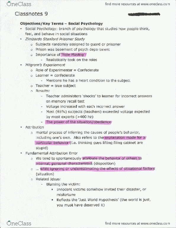 Psych Study Guide Fall Midterm Direct Comparison Test