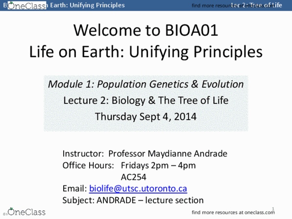 BIOA01H3 Lecture 2: Lec02_A01_Intro Tree of Life_Sept4_2014.pdf thumbnail