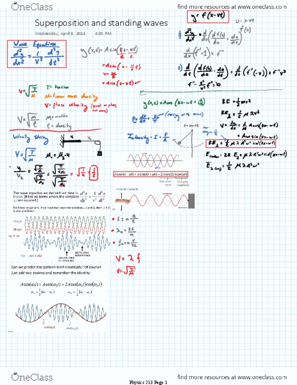 Ph 213 Chapter : superpoition and standing waves.pdf thumbnail