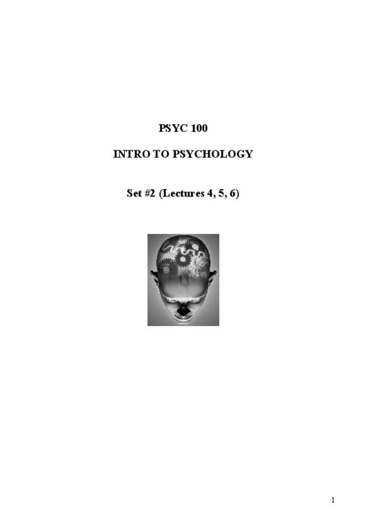 PSYC 100 Lecture Notes - Falsifiability, Experiment, Experimental Psychology thumbnail