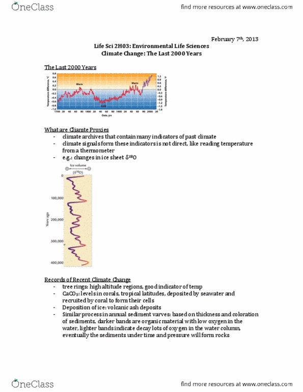 LIFESCI 2H03 Lecture Notes - Lecture 1: Confidence Interval, Mount Pinatubo, Atmospheric Circulation thumbnail