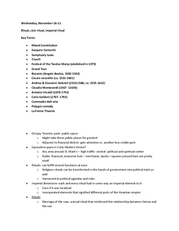 HISC65H3 Lecture : November 16 thumbnail