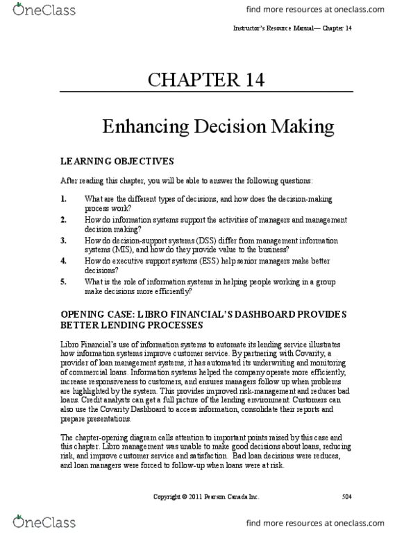 ITM 102 Chapter : laudon_ch14_irm.pdf thumbnail