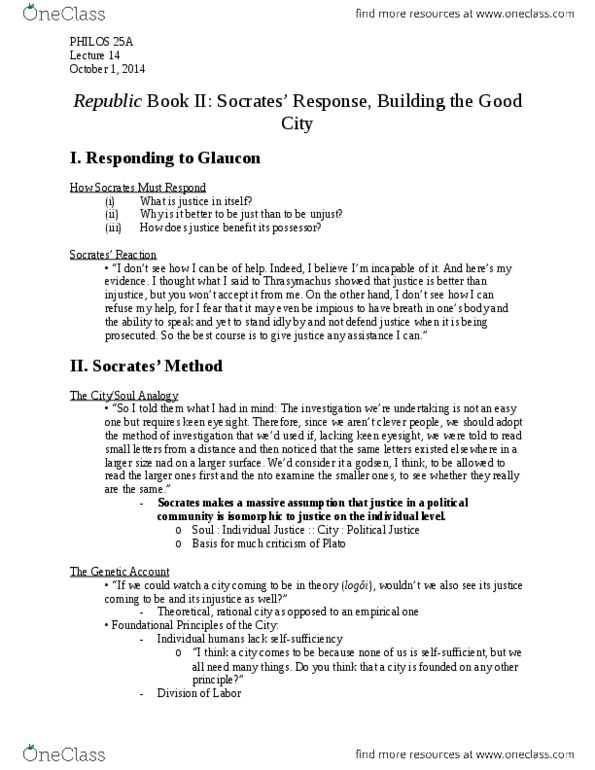 PHILOS 25A Lecture 14: Republic Book II Part 2 (October 1, 2014) thumbnail