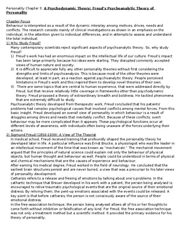 PSYC 332 Chapter Notes -Psychosis, Scientific Method, Neurology thumbnail