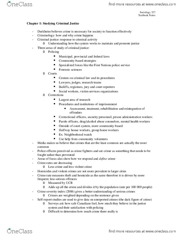 SOC327 Chapter Notes -Money Laundering, Class Discrimination, Mens Rea thumbnail