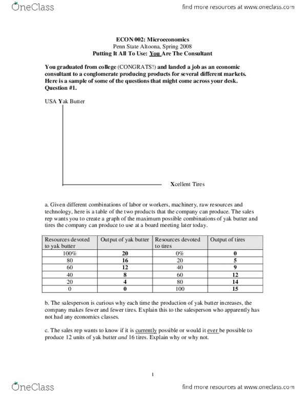 ECON 102 Final: Final Review Study Packet - OneClass