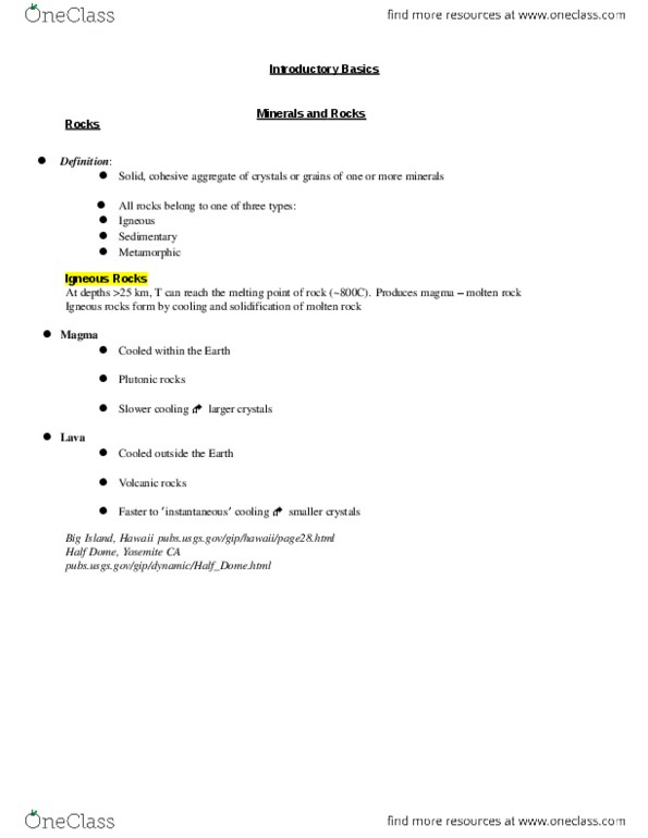 EAS205 Lecture Notes - Lecture 3: Breccia, Balts, Mudstone thumbnail