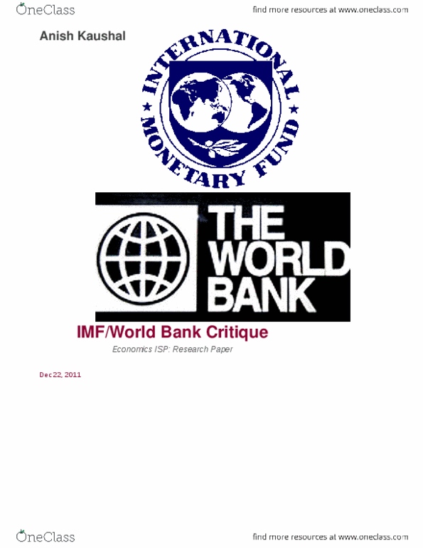 ECON 1BB3 Chapter Notes -Structural Adjustment, Mark Carney, Special Drawing Rights thumbnail