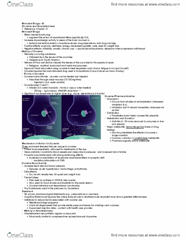 BIOL 205 Lecture Notes - Lecture 6: Positiva Records, Neuroenhancement, Dysphoria thumbnail