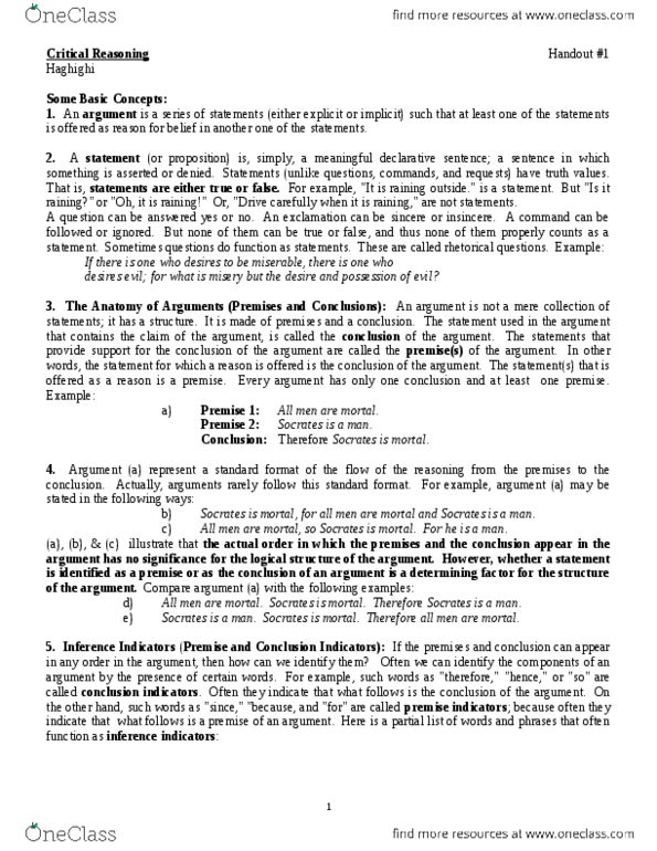 PHIL 170 Lecture Notes - Lecture 1: Causal Inference, Mathematical Induction, Cholesterol thumbnail