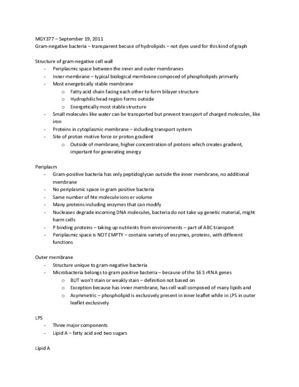 MGY377H1 Lecture : Lecture notes thumbnail