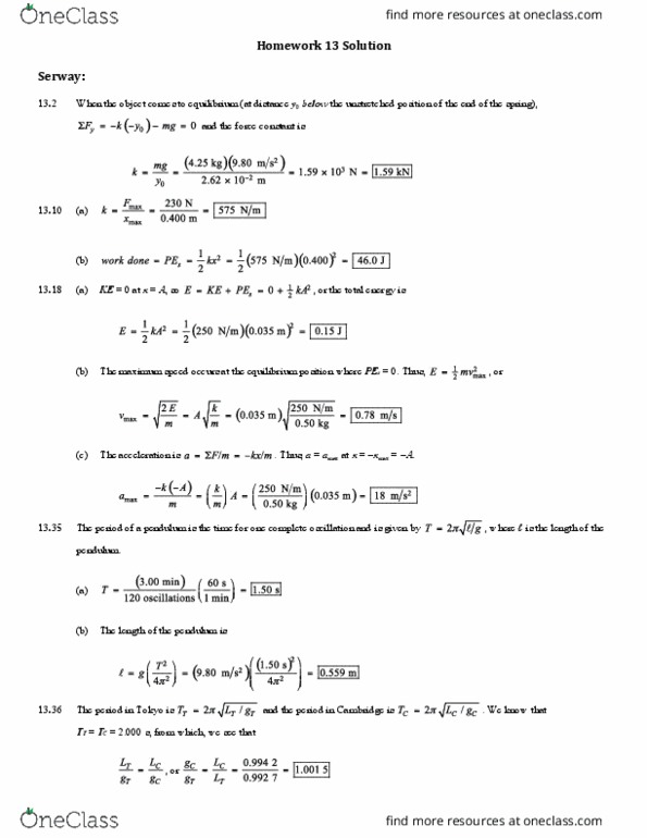 PHY 101 Chapter Notes -Angular Frequency, Acceleration thumbnail