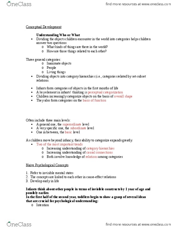 PSY210H5 Lecture Notes - Lecture 3: Intersubjectivity, Joint Attention thumbnail